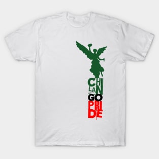 Chilango Pride Logo Mexican Flag Version T-Shirt